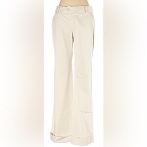 ⭐️LIKE NEW⭐️Banana Republic~Women’s Khaki Dress Pants~ Ivory~Size 2 (Wide Leg)
